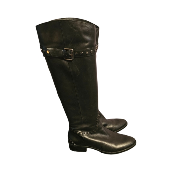 Sam Edelman Black Knee High Boots Womens size 7.5M - Picture 3 of 9